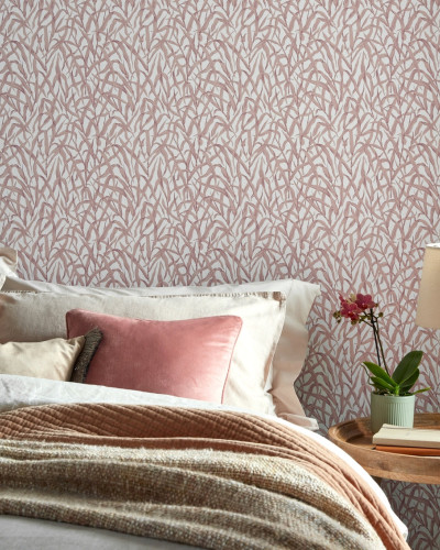 Ornamental Grasses, Rose Pink, 1838 Wallcoverings, 5.3mp / rola