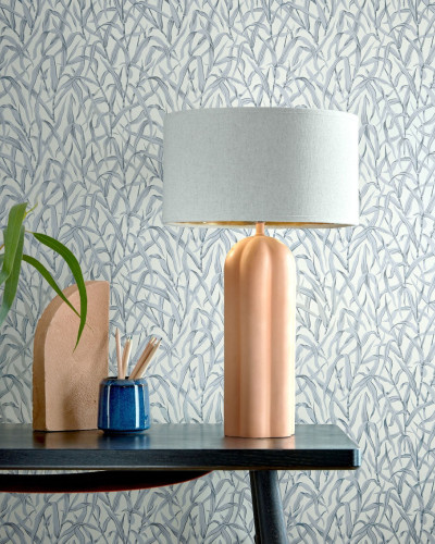 Tapet cu model cu ierburi ornamentale, Pewter