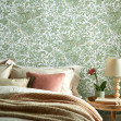 Palmette, Sage Green, 1838 Wallcoverings, 5.3mp / rola