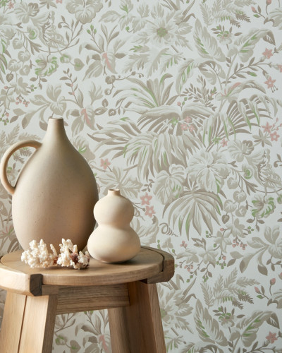 Palmette, Natural, 1838 Wallcoverings, 5.3mp / rola
