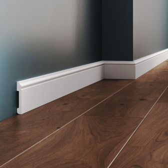 Plintă polimer rigid Allegria L3, 6.5 x 1 x 200 cm