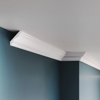 Cornișă polimer rigid Allegria K2, 4.6 x 4.6 x 200 cm