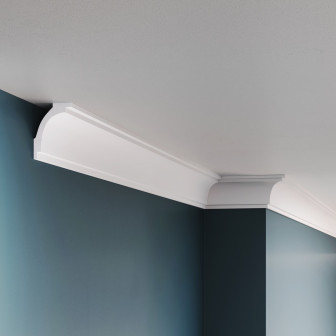 Cornișă polimer rigid Allegria K3, 5.5 x 4 x 200 cm