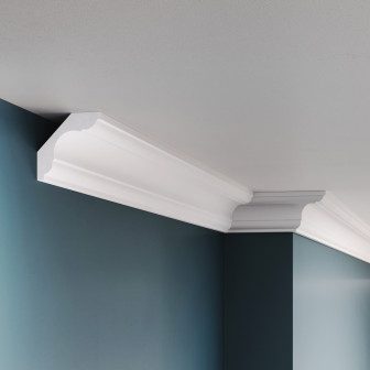 Cornișă polimer rigid Allegria K4, 6 x 6 x 200 cm