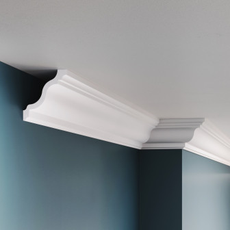 Cornișă polimer rigid Allegria K6, 6.9 x 6.9 x 200 cm