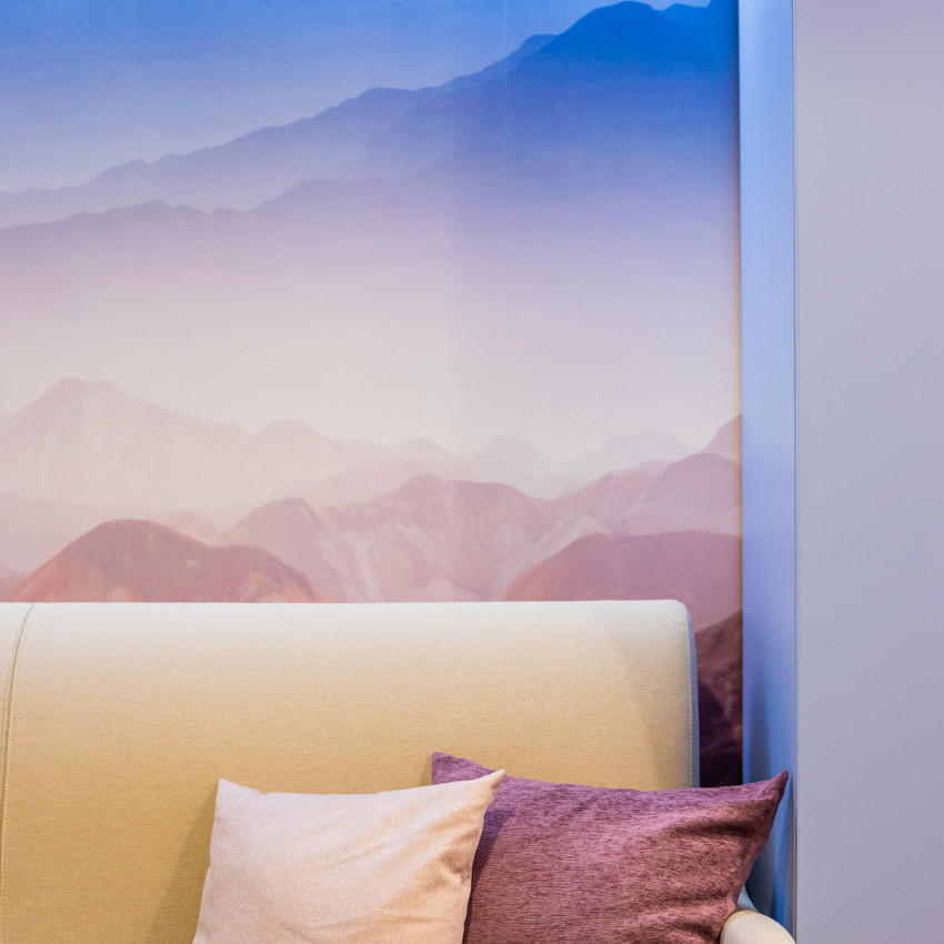Tapet 3D Gradient Mountains