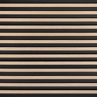 Riflaj decorativ 3D Lamelli Stretto, Light Oak, 270x12 cm, Mardom Decor