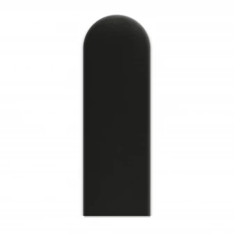 Panou tapițat catifelat, negru, 20 cm, Simply Wall Panels
