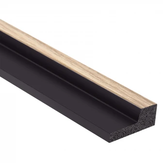 Profil dreapta pentru Panoul riflat 3D Lamelli Stretto, Light Oak, 270x2.3 cm, Mardom Decor